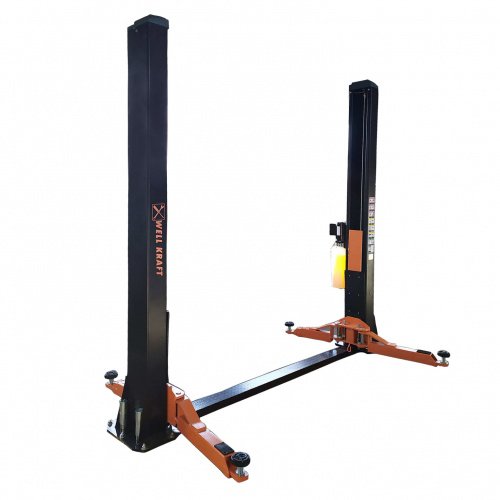 Подъемник двухстоечный 5т асимметричный Well Kraft 2150  (Германия-Китай) Для СТО: Автоподъемник: (Акции, Доставка)!