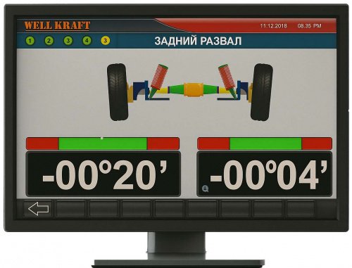 Стенд развал схождения Well Kraft Genie 3D