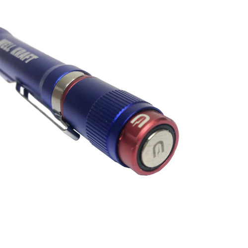 Компактный светодиодный фонарик 120lm Well Kraft ZF7669 с магнитом и клипсой