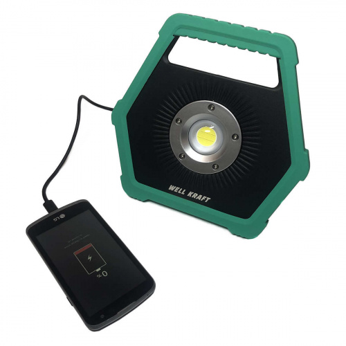 Прожектор світлодіодний 1100lm Well Kraft ZF6869-J з функцією PowerBank