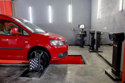 Стенд развал схождения Well Kraft Fox 3D