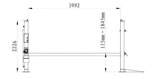 Підйомник паркувальний чотиристійковий 3.2т Well Kraft 4032 (Німеччина-Китай) Для СТО: Автопідйомник: (Акції, Доставка)!