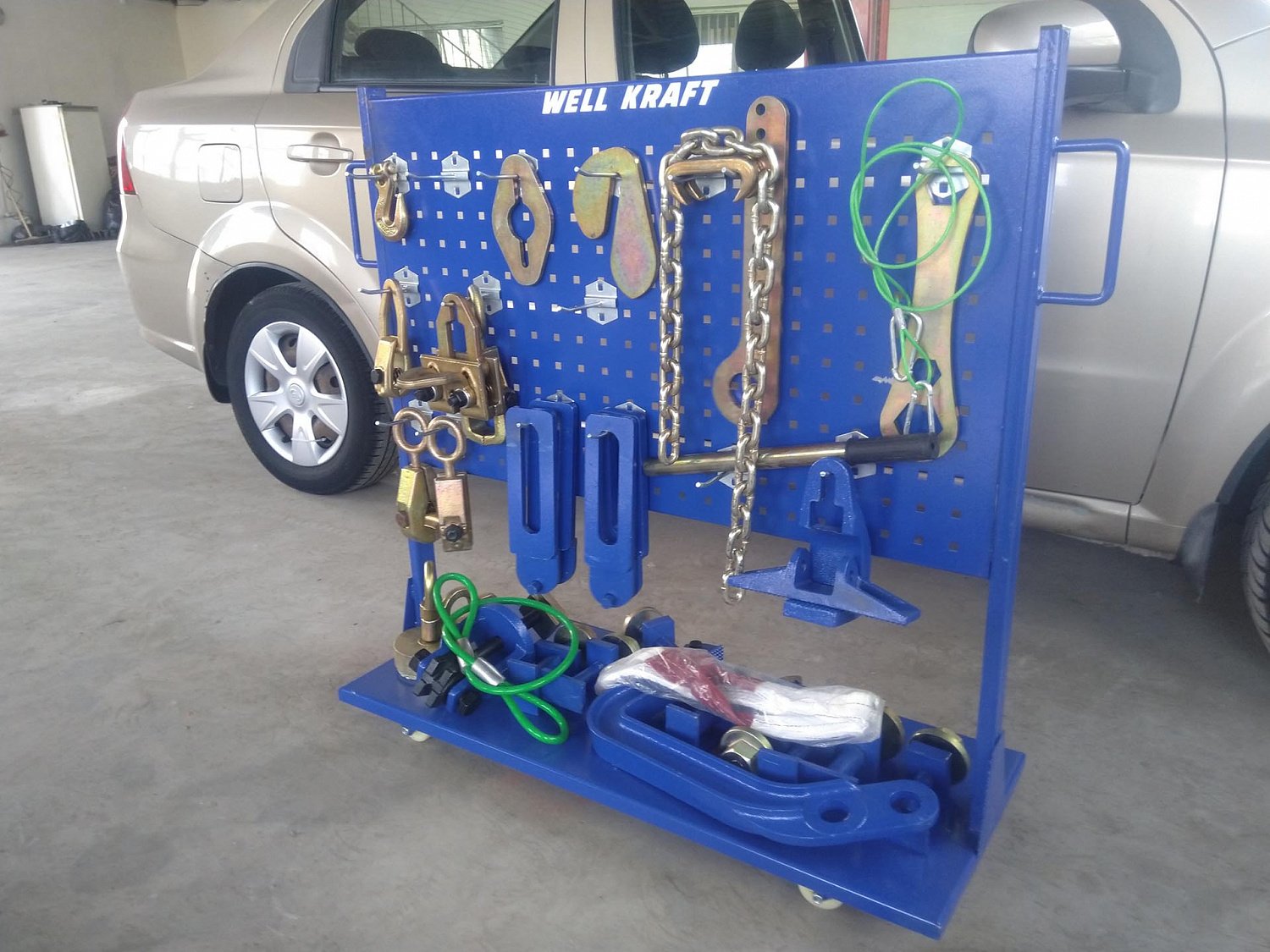 Платформенный стапель для рихтовки кузова Well Kraft 300