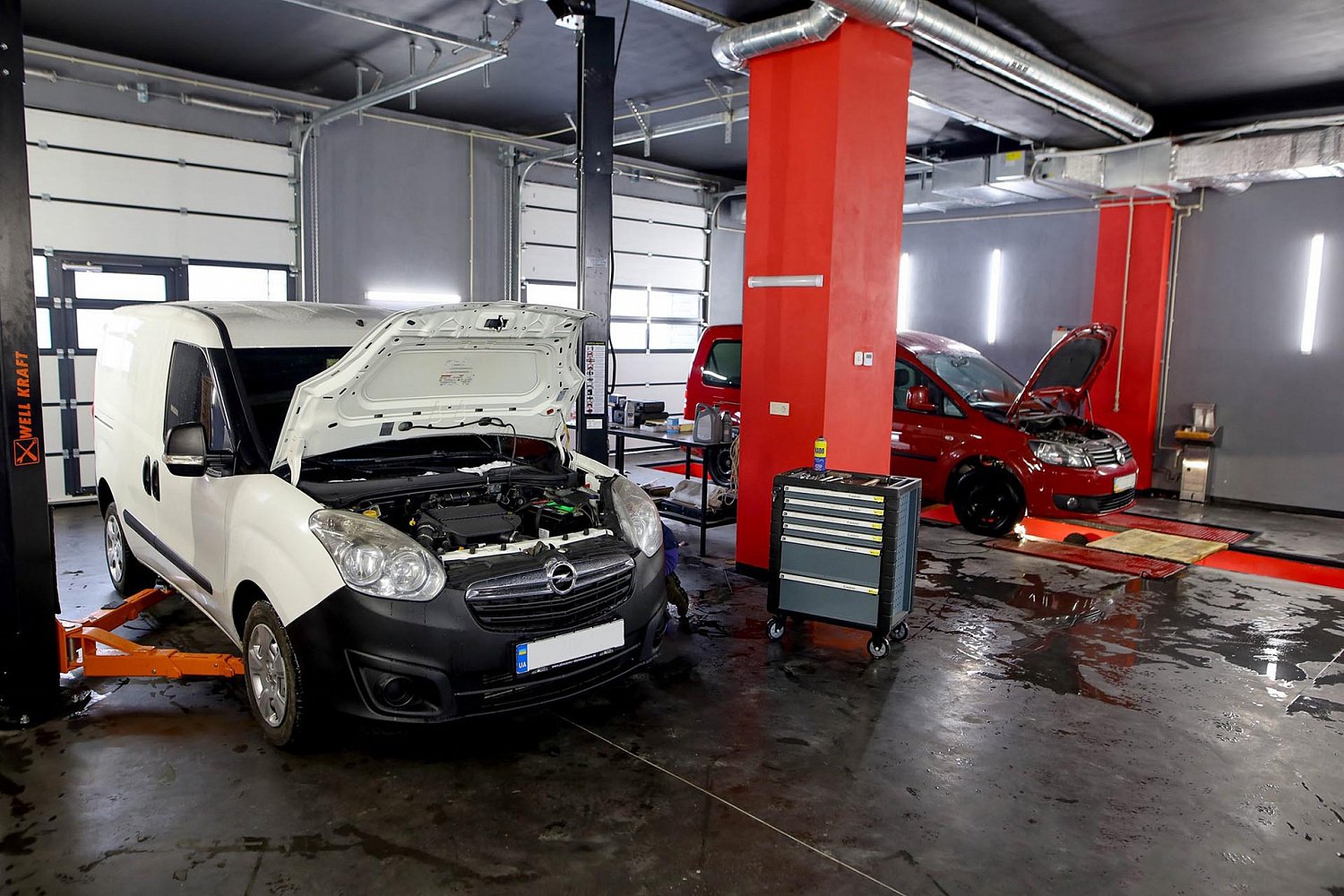 Стенд РУУК WK Fox и пподъемник WK 3140 ASY "Garage Car Service" - Тысменица (Ивано-Франковск)