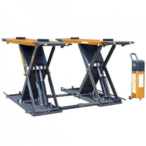 Подъемник ножничный 4т Well Kraft 161208C (Германия-Китай) Для СТО: Автоподъемник: (Акции, Доставка)!