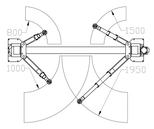 Подъемник двухстоечный 5т ATH Comfort Lift 2.50 (Германия) Для СТО: Автоподъемник: (Акции, Доставка)!