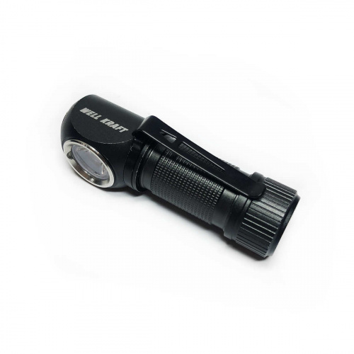 Налобний ліхтарик 350lm Well Kraft ZF7729 зі знімним ремінцем та магнітом