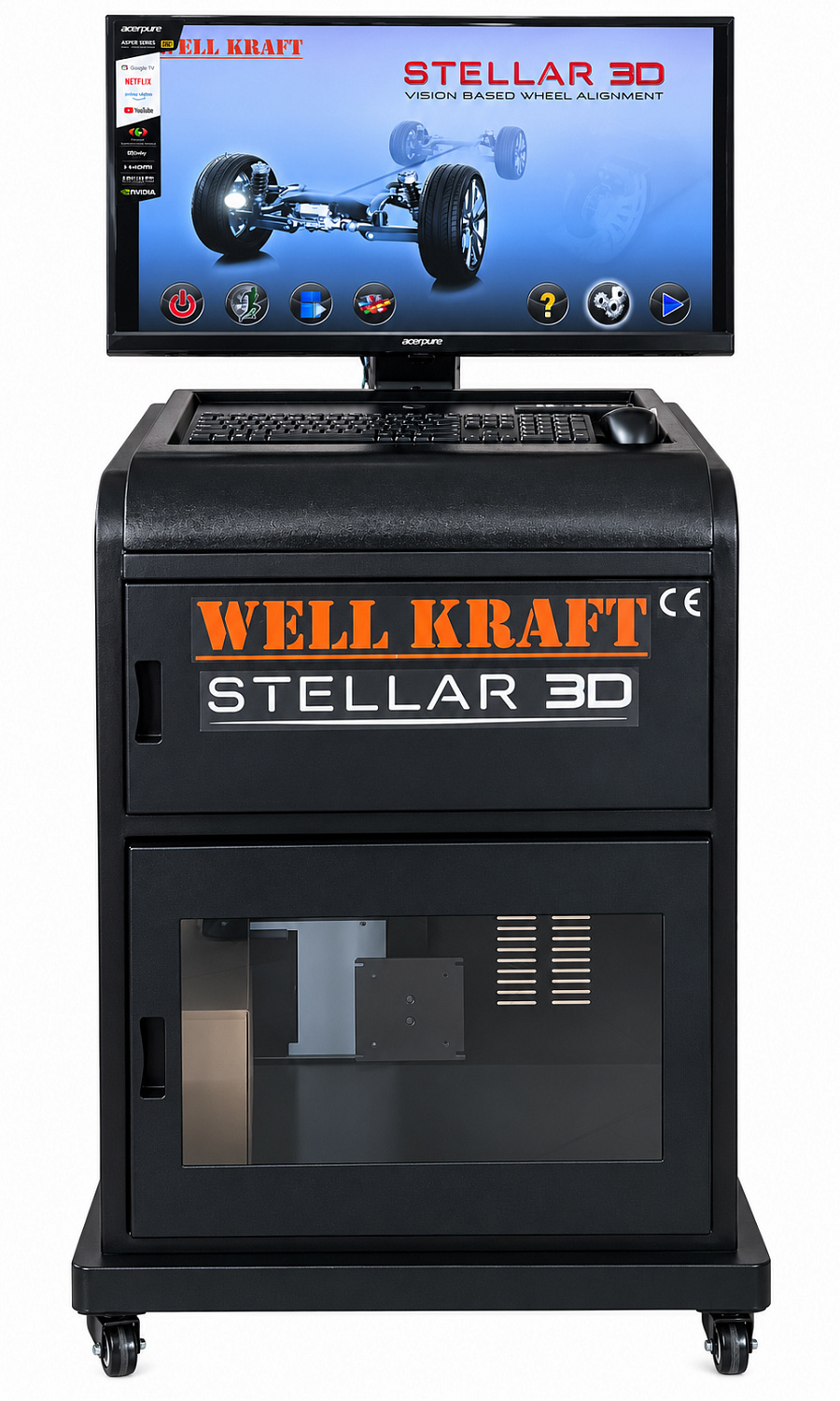 Стенд развал схождения Well Kraft Stellar 3D ABSC