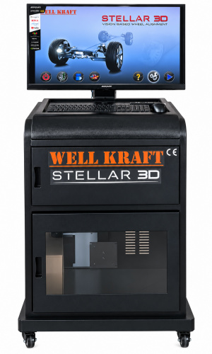 Стенд развал схождения Well Kraft Stellar 3D ABSC