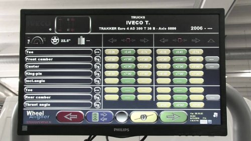 Вантажний стенд розвал сходження Ravaglioli TD8060TWSR