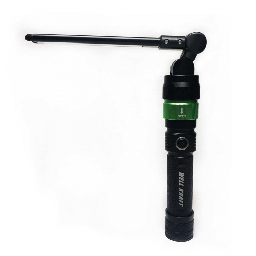 Многофункциональный фонарь со сменными насадками Well Kraft ZF7524