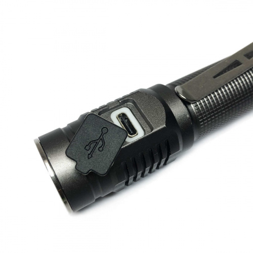 Ручний світлодіодний ліхтарик 1100lm Well Kraft ZF7735 з магнітом та кліпсою