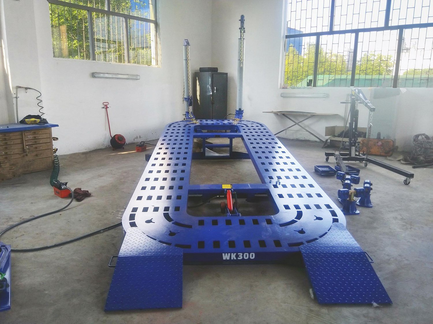 Платформенный стапель для рихтовки кузова Well Kraft 300