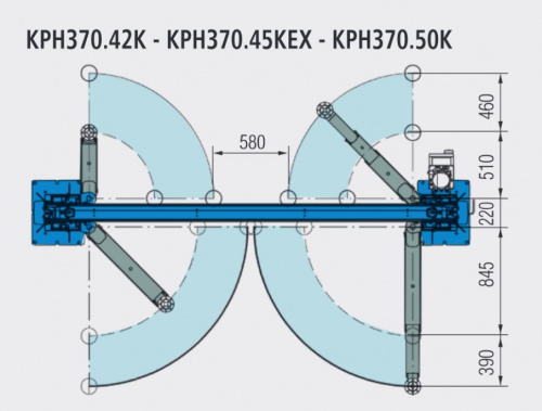 Подъемник двухстоечный 5т Ravaglioli KPH 370.50LIK (Италия) Для СТО: Автоподъемник: (Акции, Доставка)!