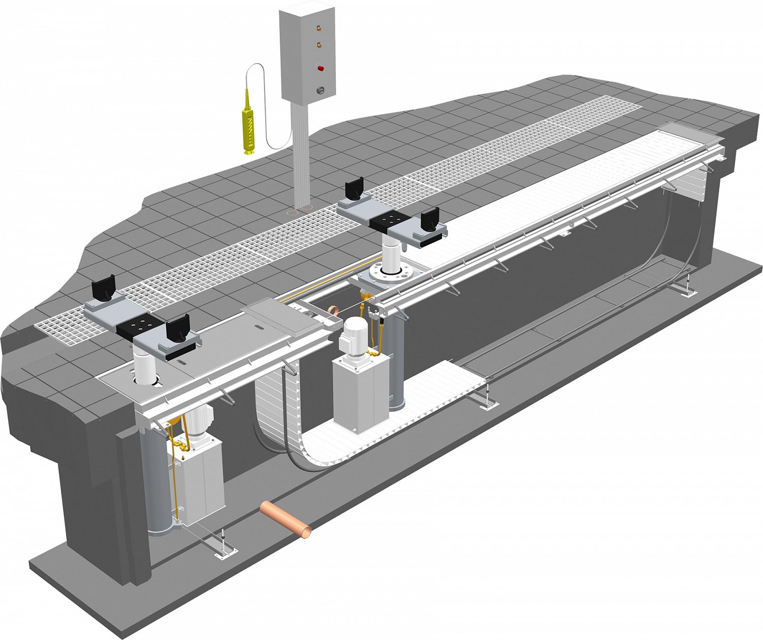 Вантажний плунжер підйомник 15т. RAVAGLIOLI RAV2150 (Італія) Для СТО: Автопідйомник: (Акції, Доставка)!