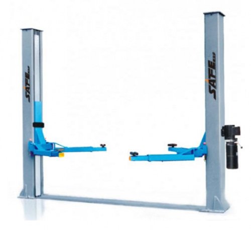 Подъемник двухстоечный 3.5т асимметричный Safe 3500 Для СТО: Автоподъемник: (Акции, Доставка)!