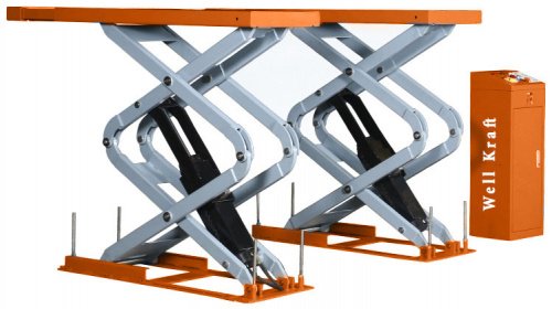 Подъемник ножничный 3т Well Kraft 6530 / 6535 (Германия-Китай) Для СТО: Автоподъемник: (Акции, Доставка)!