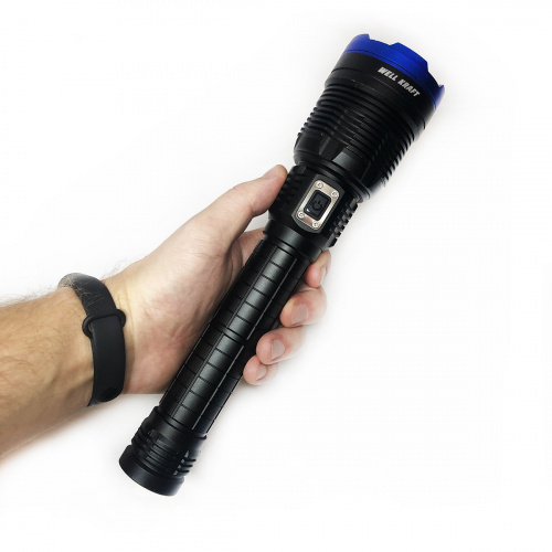 Надпотужний світлодіодний ліхтар 8000lm Well Kraft ZF7737 з фокусуванням променя
