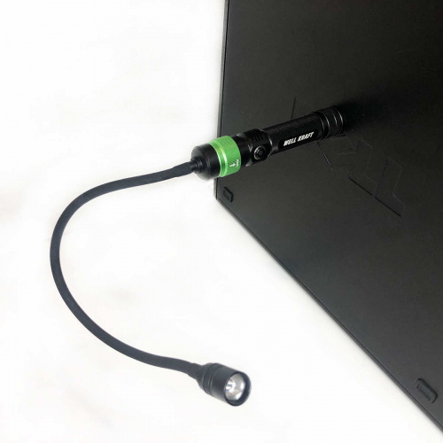 Многофункциональный фонарь со сменными насадками Well Kraft ZF7524