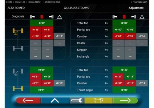 Стенд розвал сходження Ravaglioli TD2.0 WiFi