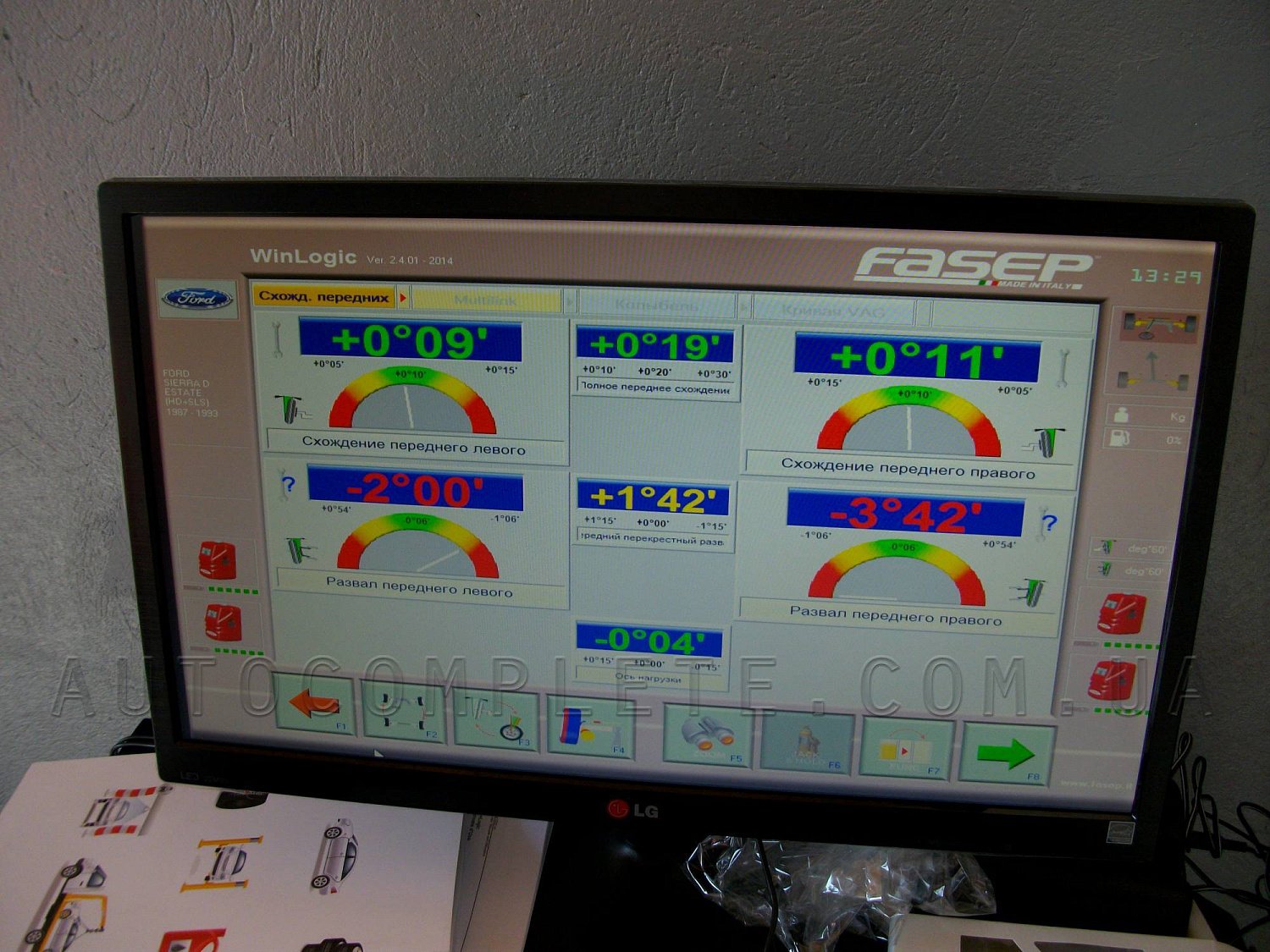 Стенд розвал сходження 3D Fasep ATOMIC.XP
