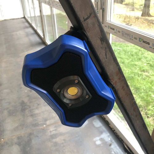 Прожектор світлодіодний 1000lm Well Kraft ZF6925 з Bluetooth колонкою та функцією PowerBank