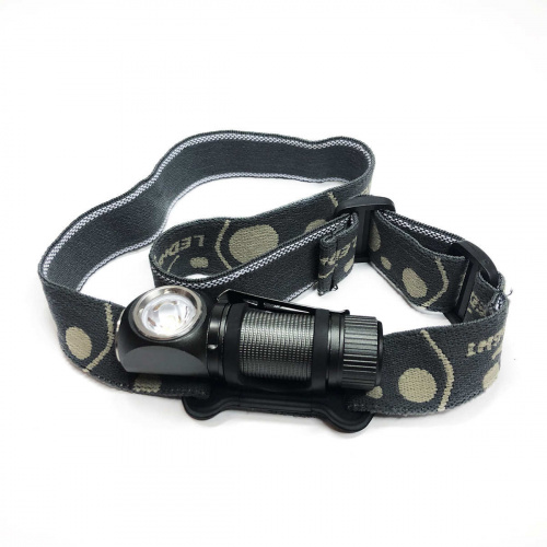 Налобний ліхтарик 350lm Well Kraft ZF7729 зі знімним ремінцем та магнітом