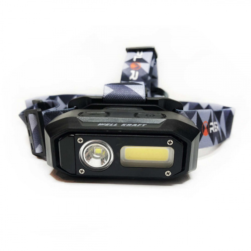 Налобний світлодіодний ліхтар 1000lm Well Kraft ZF6569