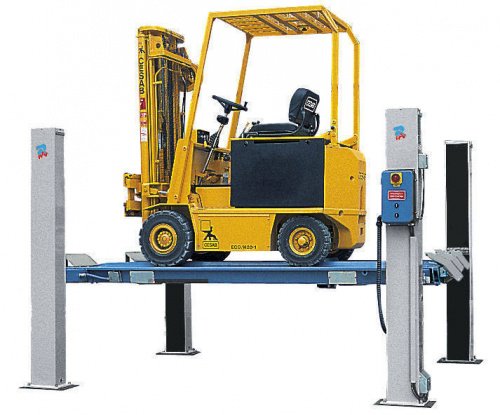 Подъемник четырехстоечный 10т Ravaglioli KP175 E с плоскими платформами (Италия) Для СТО: Автоподъемник: (Акции, Доставка)!