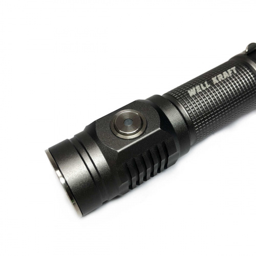 Ручний світлодіодний ліхтарик 1100lm Well Kraft ZF7735 з магнітом та кліпсою