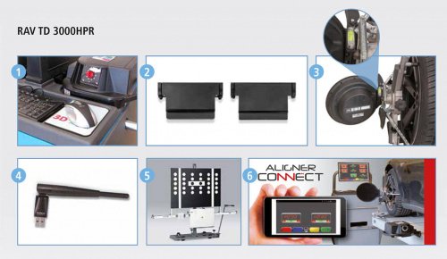 Стенд развал схождения 3D Ravaglioli TD3000HPR