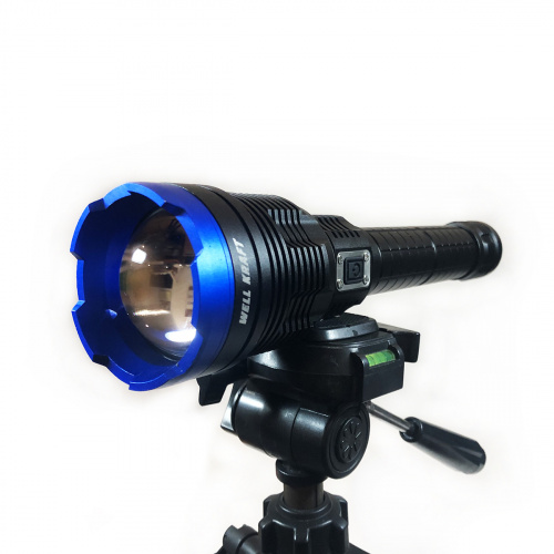 Надпотужний світлодіодний ліхтар 8000lm Well Kraft ZF7737 з фокусуванням променя