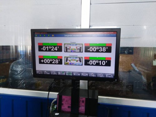 Стенд развал схождения Well Kraft Fox 3D