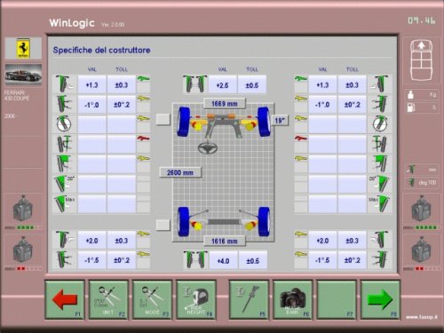 Стенд розвал сходження 3D Fasep ATOMIC.XP