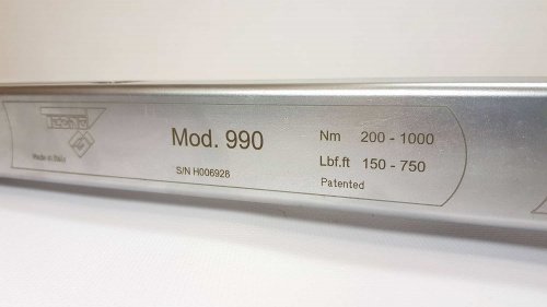 Динамометрический ключ с рычажным механизмом 200-1000 Nm Tecnogi 990