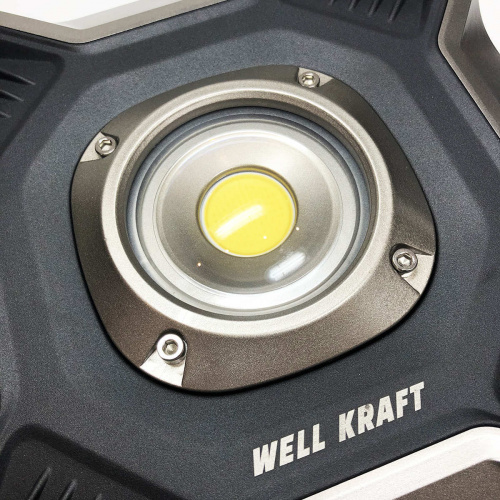 Світлодіодний прожектор 3500lm Well Kraft ZF6916 з Bluetooth колонкою та функцією PowerBank