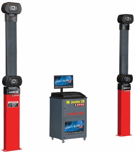 Грузовой стенд развал схождения Well Kraft Jumbo 3D Super