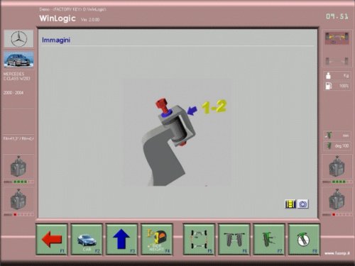 Стенд розвал сходження 3D Fasep ATOMIC.XP