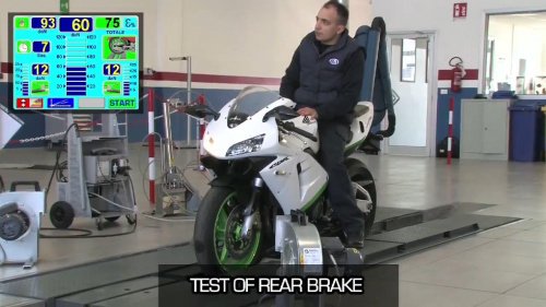 Роликовий гальмівний стенд Ravaglioli RAV RT085MPF, 0.5 т/вісь для мотоциклів та мототехніки