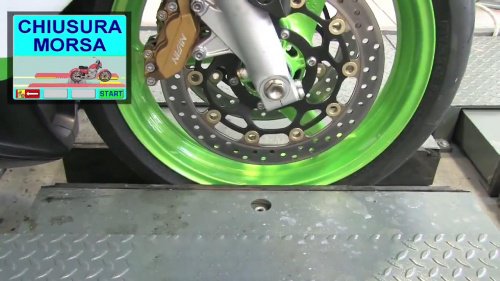 Роликовий гальмівний стенд Ravaglioli RAV RT085MPF, 0.5 т/вісь для мотоциклів та мототехніки