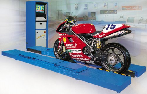 Роликовий гальмівний стенд Ravaglioli RAV RT085MPF, 0.5 т/вісь для мотоциклів та мототехніки