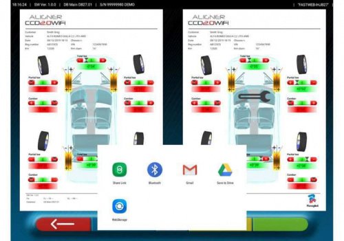 Стенд розвал сходження Ravaglioli TD2.0 WiFi