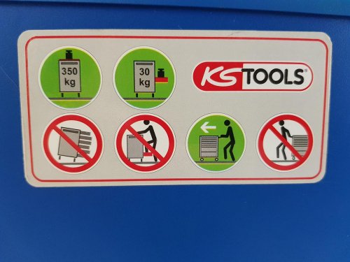 Тележка инструментальная KS Tools 837.0007