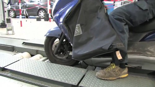 Роликовий гальмівний стенд Ravaglioli RAV RT085MPF, 0.5 т/вісь для мотоциклів та мототехніки