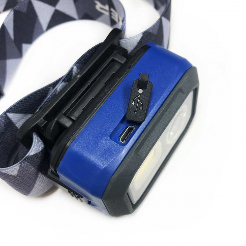 Ліхтар налобний світлодіодний 500lm Well Kraft ZF6578 з сенсорним керуванням