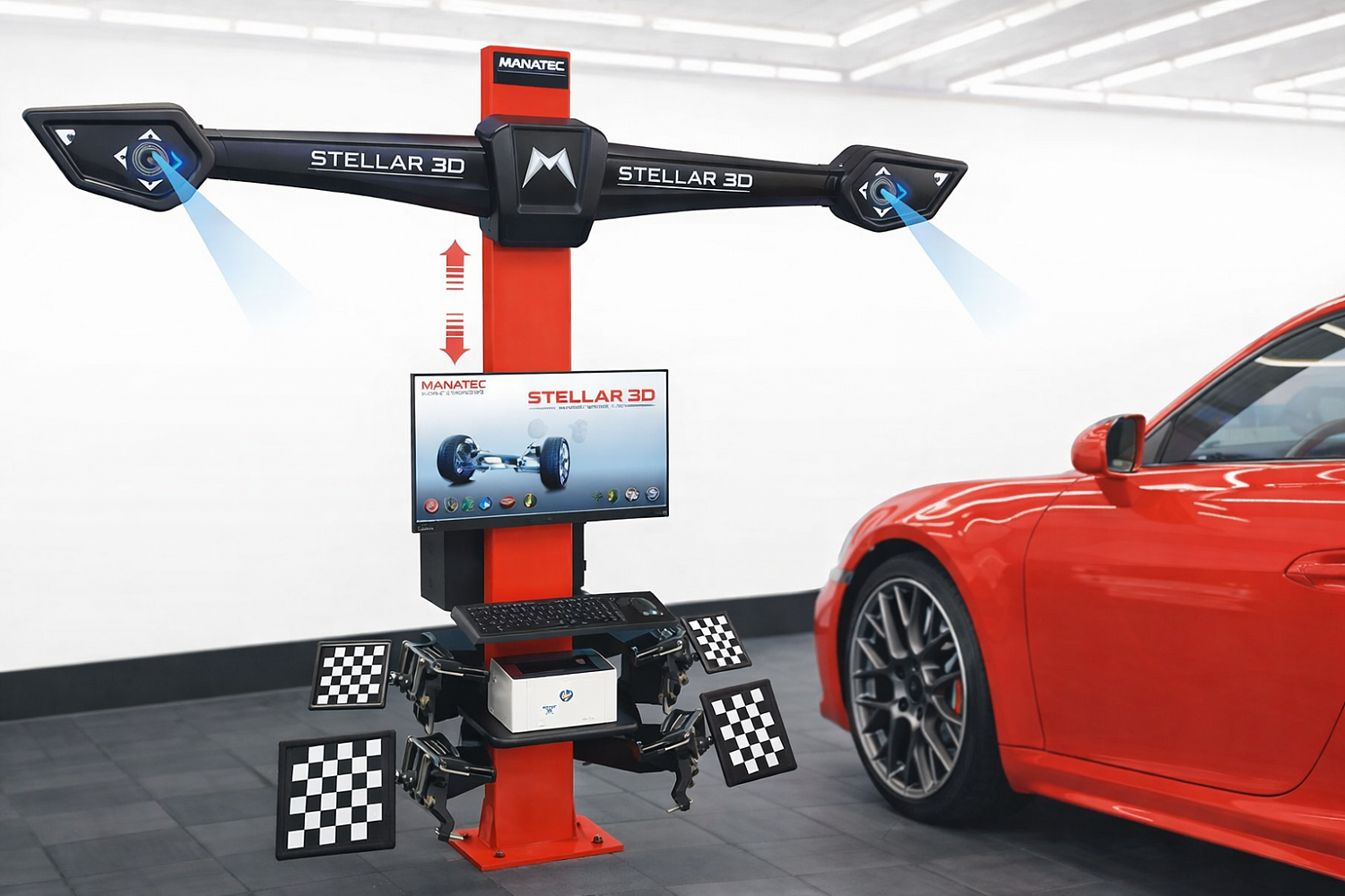 Стенд развал схождения Well Kraft Stellar 3D ABS