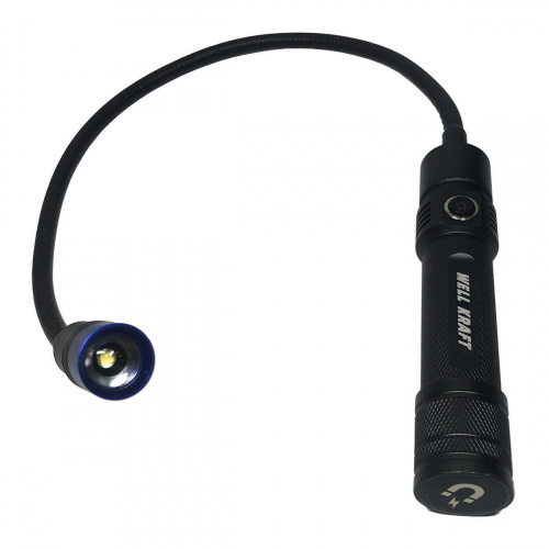 Гнучкий світлодіодний ліхтар 250lm Well Kraft ZF7647-A з фокусуванням променя