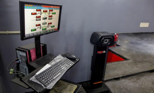 Стенд развал схождения Well Kraft Fox 3D