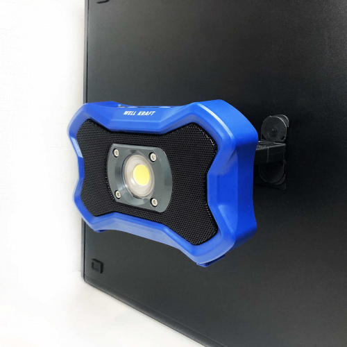 Прожектор світлодіодний 1000lm Well Kraft ZF6925 з Bluetooth колонкою та функцією PowerBank