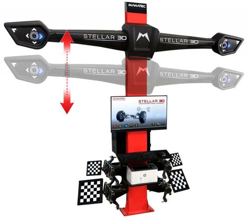 Стенд развал схождения Well Kraft Stellar 3D ABS